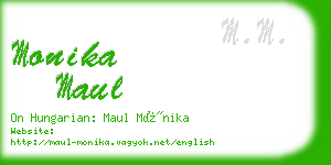 monika maul business card